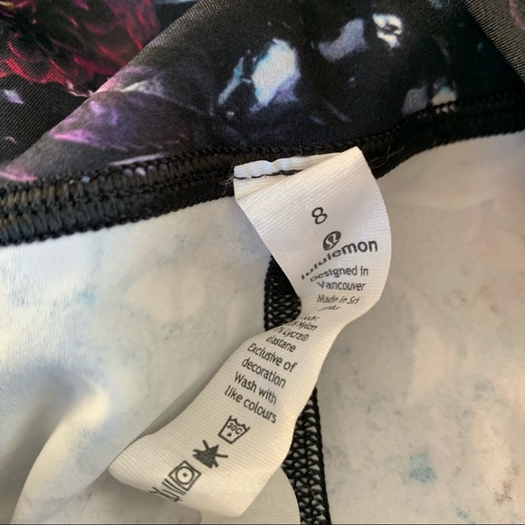 Lululemon Wunder Under In Bloom Leggings 8 - Picture 8 of 9